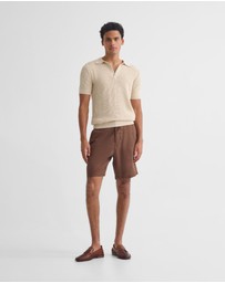 Oxford - Huck Lined Knitted Polo