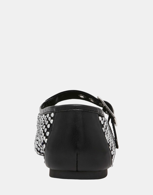 Steve Madden - Marcela Black Mesh Flats