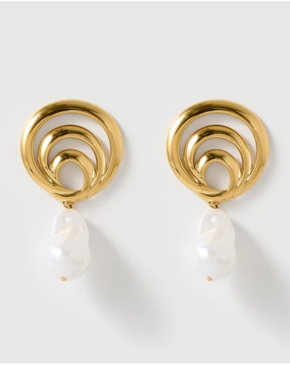 Izoa - Dahlia Stud Earrings