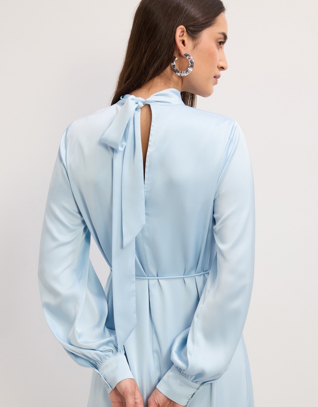 The Fated - Josephine Satin Midi Dress