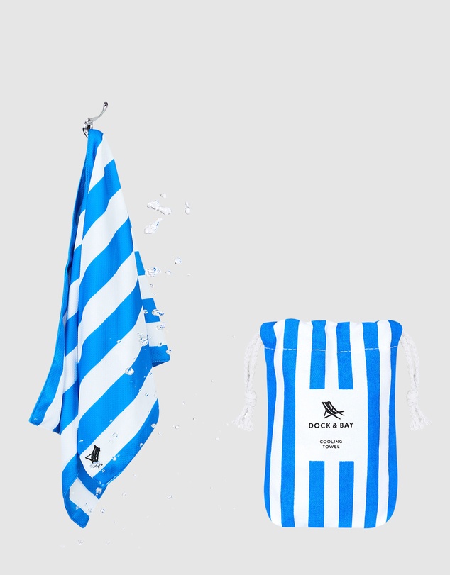 Dock & Bay - Cooling Towel Cabana Collection Bondi Blue