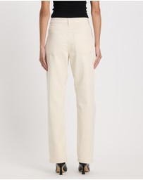 Minima Esenciales - High Rise Straight Leg Jeans
