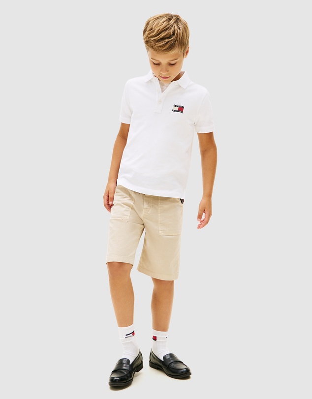 Tommy Hilfiger - Boys Regular Fit Wavy Flag Polo Shirt - Kids