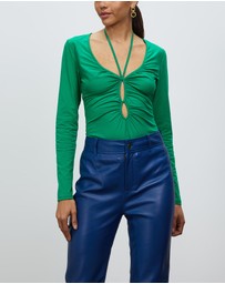 Sofia Irina - Key Hole Cut Out Bodysuit