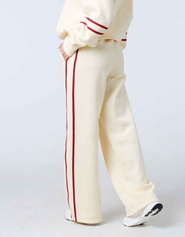 First Division - Side Stripe Wide Leg Trackpant