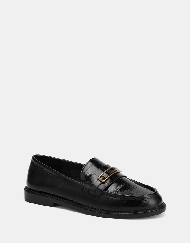 Wittner - Bennett Croc Embossed Leather Loafers