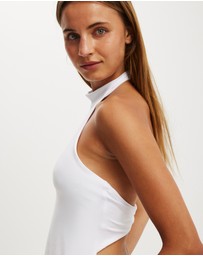 Cotton On - Hold Me Halter Twist Back Top