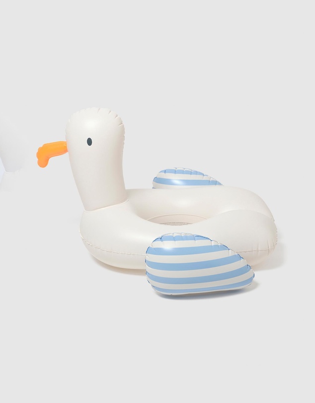 Sunnylife - Tube Pool Ring Sammy the Seagull Blue Stripe - Kids