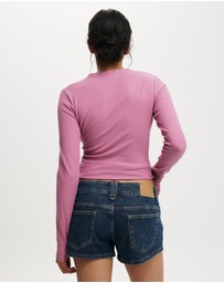Cotton On - Ryan Henley Long Sleeve Top
