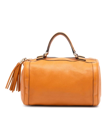 Pre-Loved by Azura Reborn - Pre-Loved Medium Pebbled Calfskin Soho Boston Bag