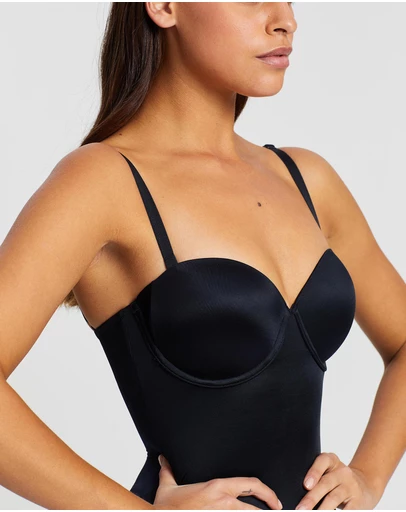 Spanx - SPANXshape™ Suit Your Fancy Strapless Cupped Mid-Thigh Bodysuit