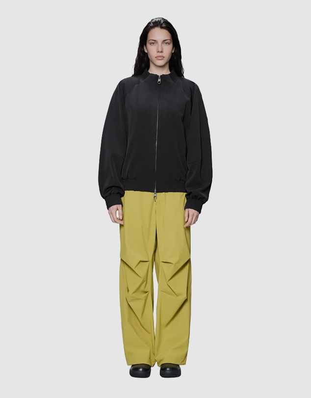 RAINS - Women's Tech Woven Bomber Jacket Black