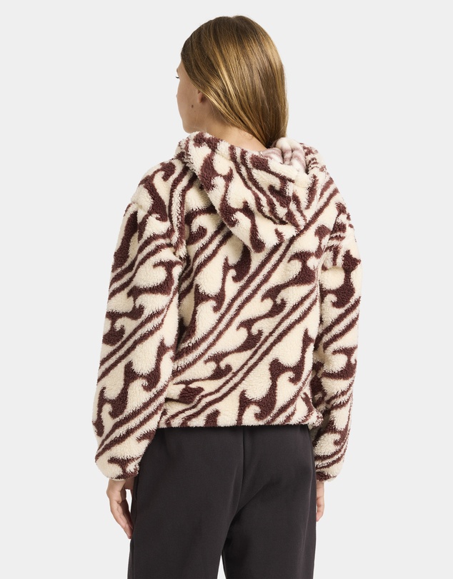 Billabong - Girls 8 to 16 Dark Wave Half Zip Fleece Top