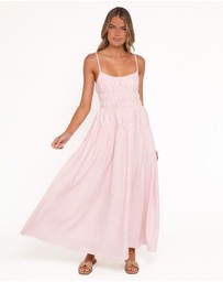 Petal & Pup - Brittany Maxi Dress - Pink Stripe