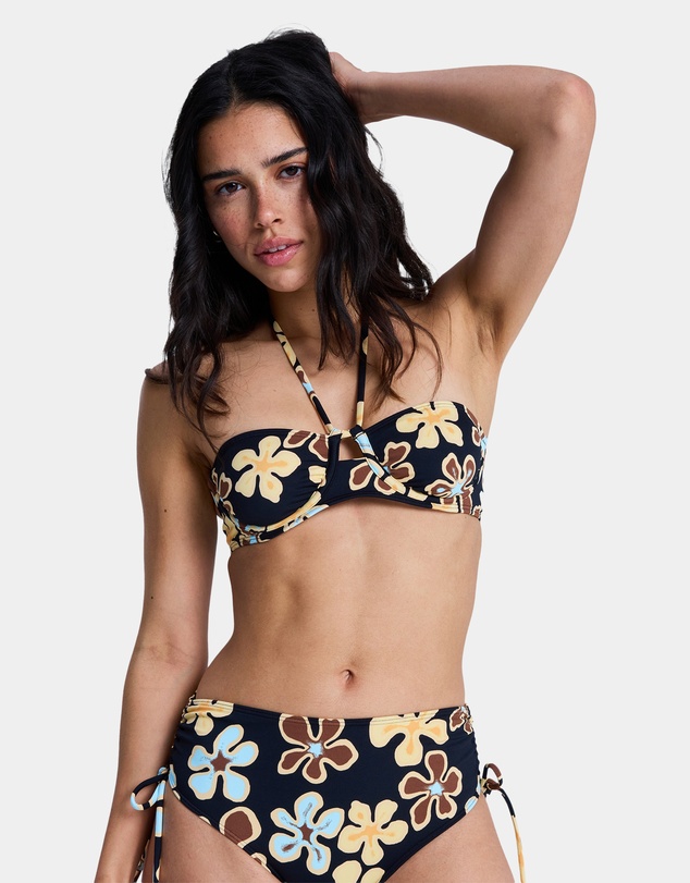 Roxy - Womens Nostalgic Feel Underwire Bandeau Bikini Top