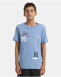 Quiksilver - Boys 8 to 16 Free Lock T-Shirt