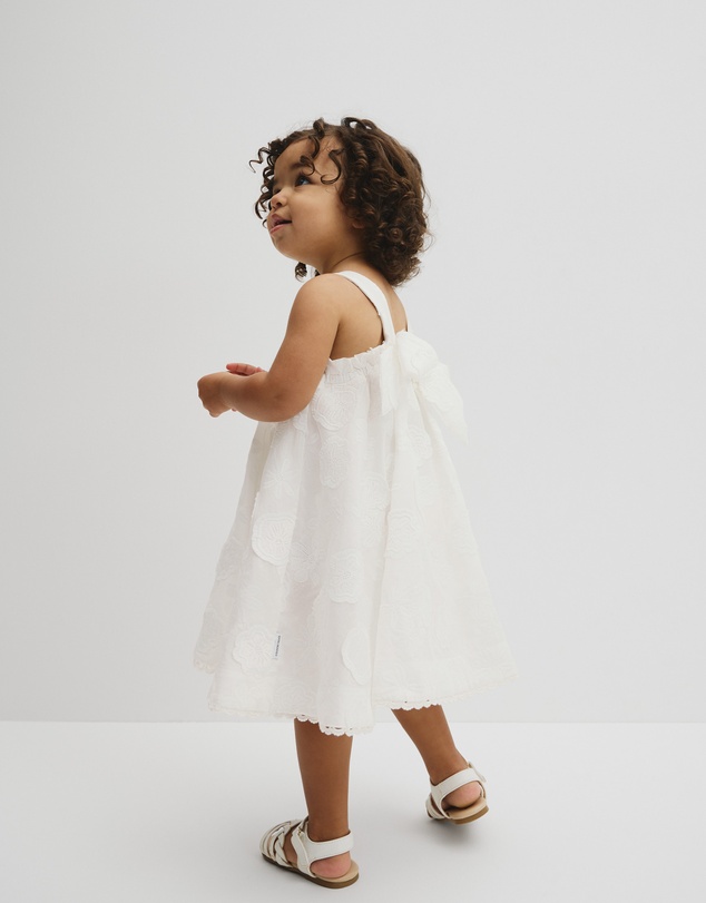 Country Road - Sleeveless Broderie Romper Dress