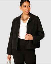 SACHA DRAKE - Button Up Cropped Jacket