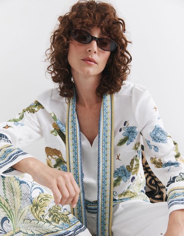 SABA - Liora Tie Neck Blouse