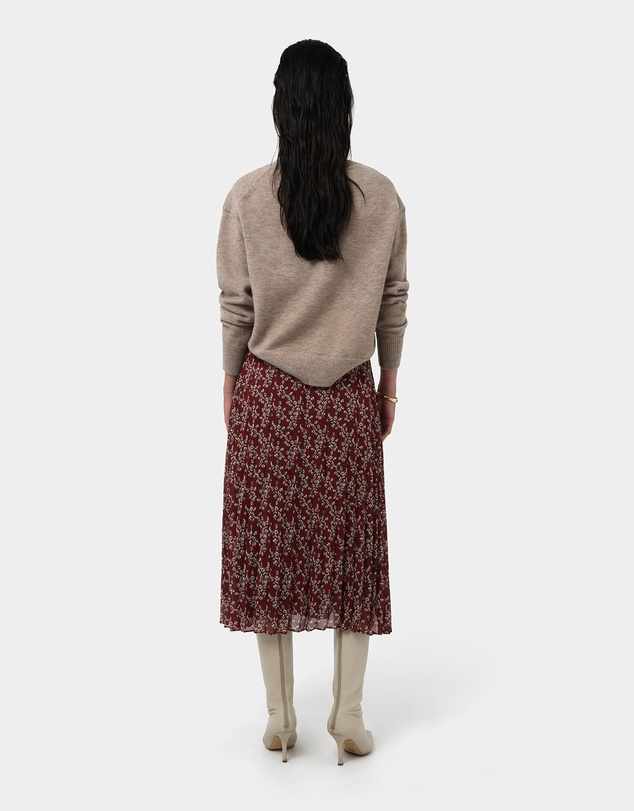 Forcast - Rema Floral Pleated Skirt
