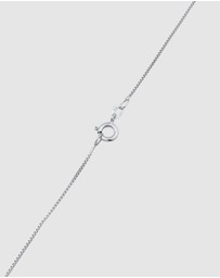 Kuzzoi - ICONIC EXCLUSIVE - Necklace Pendant Men Plate Hammered Military in 925 sterling silver