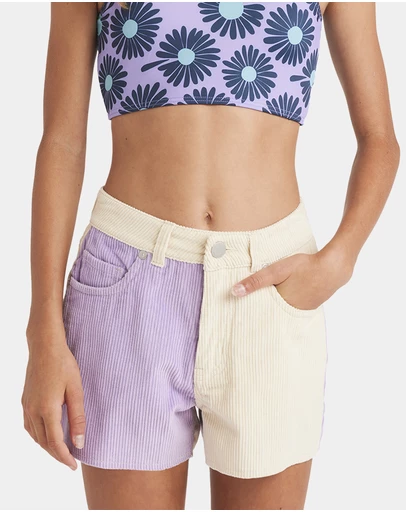 Billabong Kids - Girls 8 to 16 Mixing Vines Denim Shorts