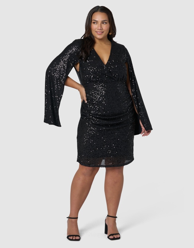 Pink Dusk by Curve Project - One Time Sequin Mini Dress