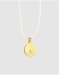 Haze & Glory - ICONIC EXCLUSIVE - Necklace Rainbow Shell Ribbon 925 Sterling Silver Gold-Plated