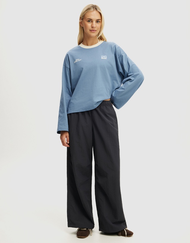 Cotton On Body Active - Long Sleeve Graphic Crew Tee