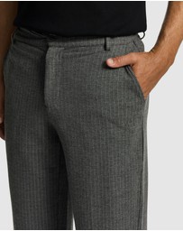 yd. - Phoenix Pinstripe Wide Chino