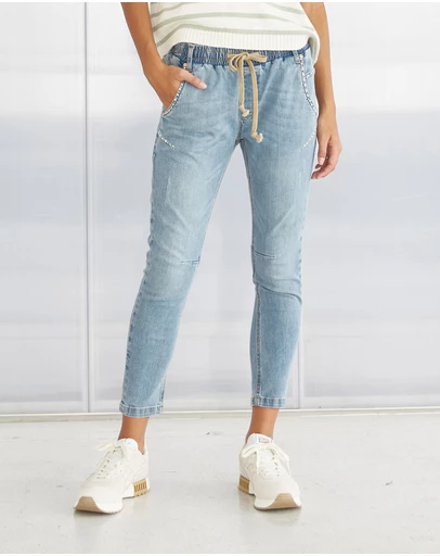 DRICOPER DENIM - Active Pearl Embellished Jeans