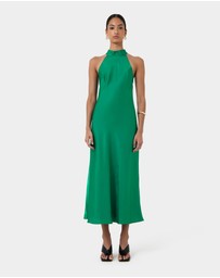 Forcast - Leana Bias Midi Dress