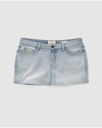 Cotton On - Micro Low Denim Skirt