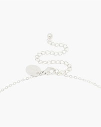 Lovisa - Waterproof Stainless Steel Large Bubble Letter K Necklace