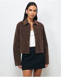 AERE - Anders Suede Look Jacket