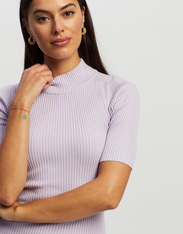 White By FTL - Gena Rib Top