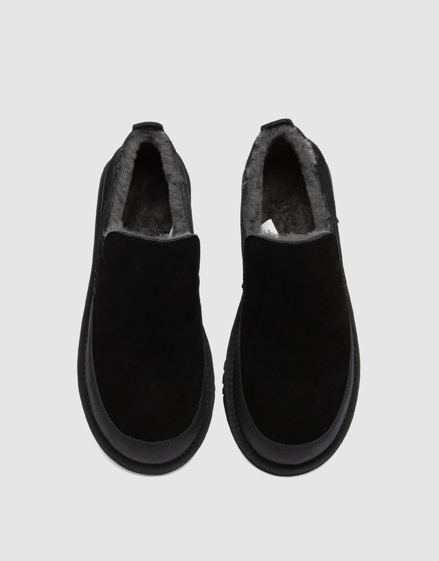 EVERAU - Australian Shepherd Ugg Frozark Cow Suede Upper Loafer Oxfords Flats