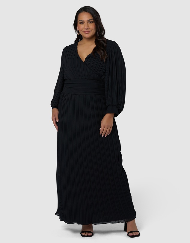 Pink Dusk by Curve Project - Secret Rendezvous Maxi Dress