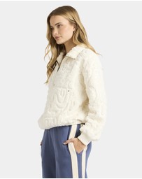 Billabong - Womens Le Love Half Zip Fleece Top
