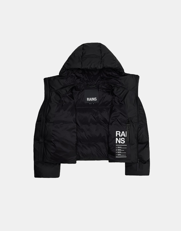 RAINS - Women's Alta Short Puffer Jacket Black