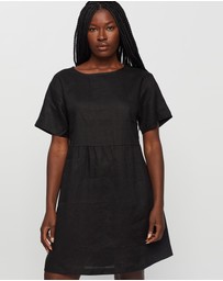 White By FTL - Zavi Linen Dress