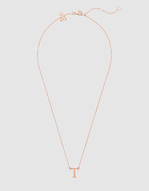 Secret Sisterhood - Initial T Letter Necklace