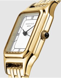 Rosefield - Ivy White Gold-Tone Bracelet Watch
