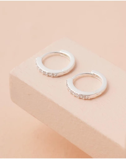 Moira Hughes - The White Label - The Avery Clicker Hoop Earrings