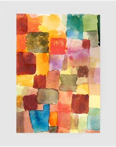 Inka Arthouse - Watercolour Abstract by Paul Klee Art Print