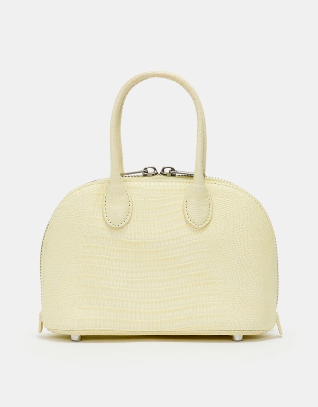 Self Portrait - Lizard Leather Toast Mini Bag