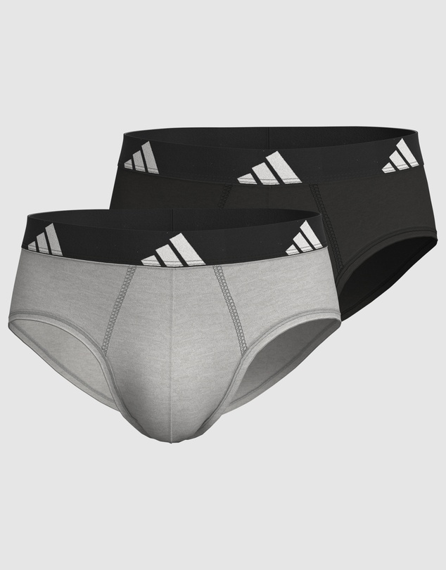 adidas Sportswear - 2 Pack Active Flex Cotton Body Brief Underwear