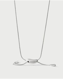 PDPAOLA - Rodeo Silver Slider Necklace