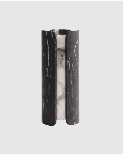 Greg Natale - Vent Vase Nero & Arabescato