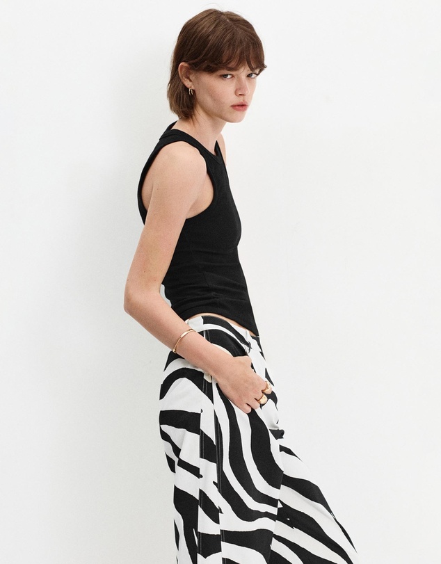 M.N.G - High-Waisted Balloon Trousers